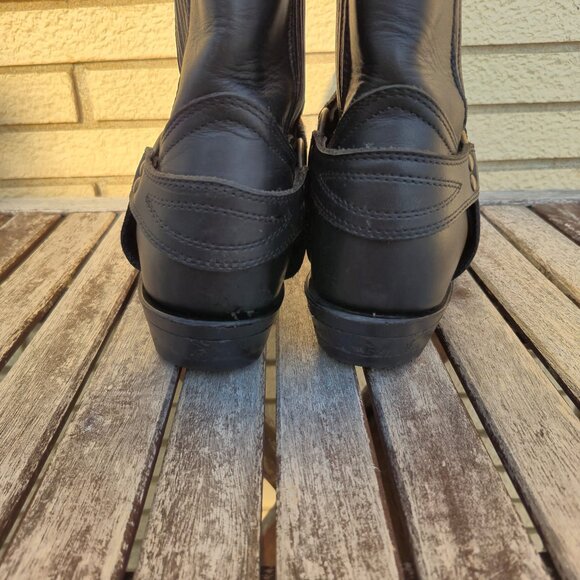 Black Leather Women's Boots - Picture 7 of 14